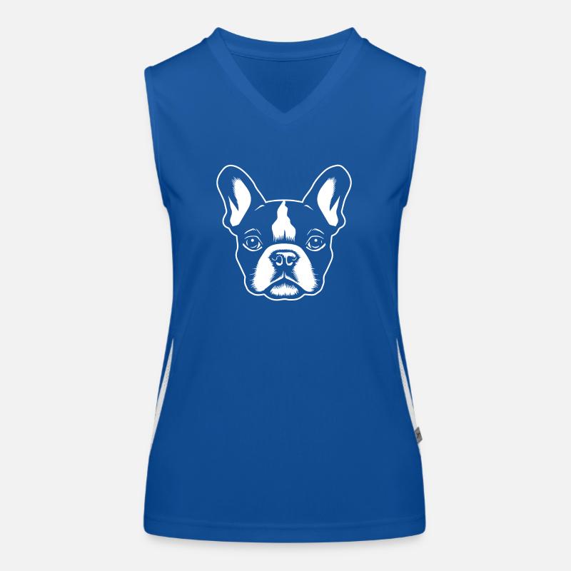 Bouledogue français Terrier de Boston Débardeur respirant contrasté Femme