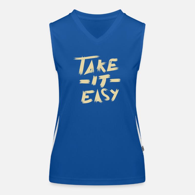 Take it Easy Funktionelles Kontrast-Tank Top für Frauen