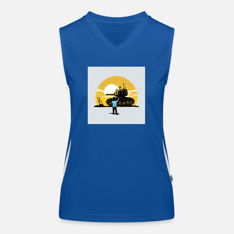 Skybound Tank Warrior Débardeur respirant contrasté Femme