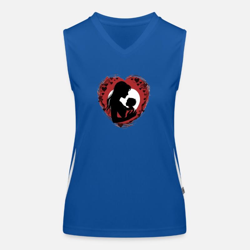 Babyherz Funktionelles Kontrast-Tank Top für Frauen