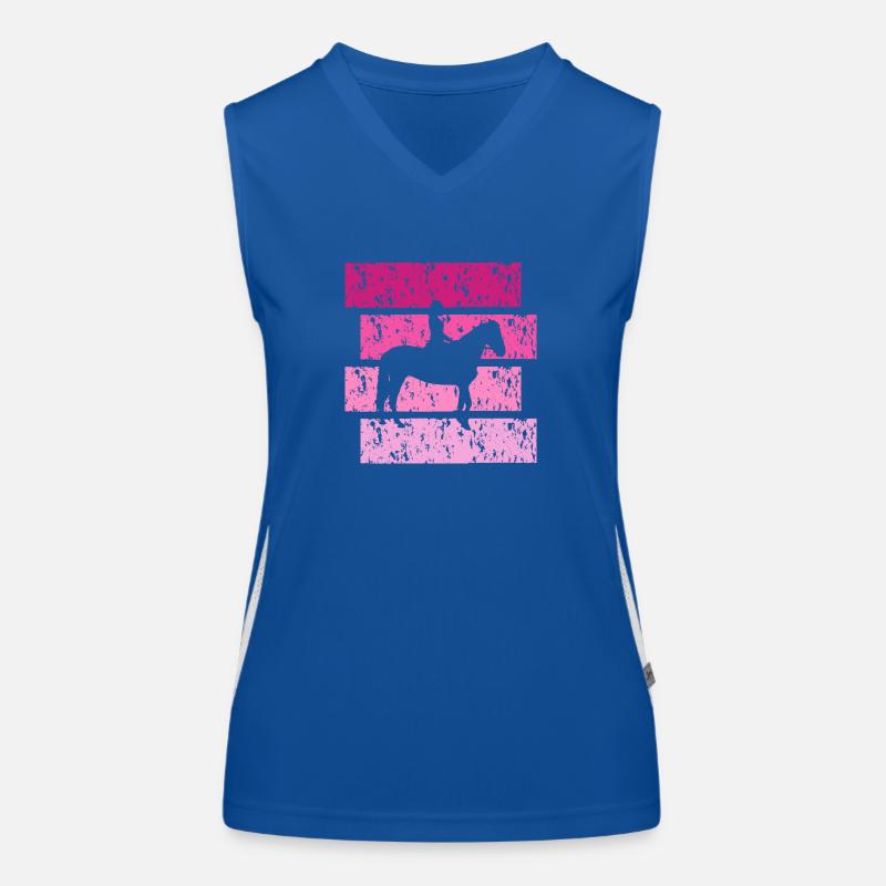 Vintage gift riding Women's Functional Contrast Tank Top