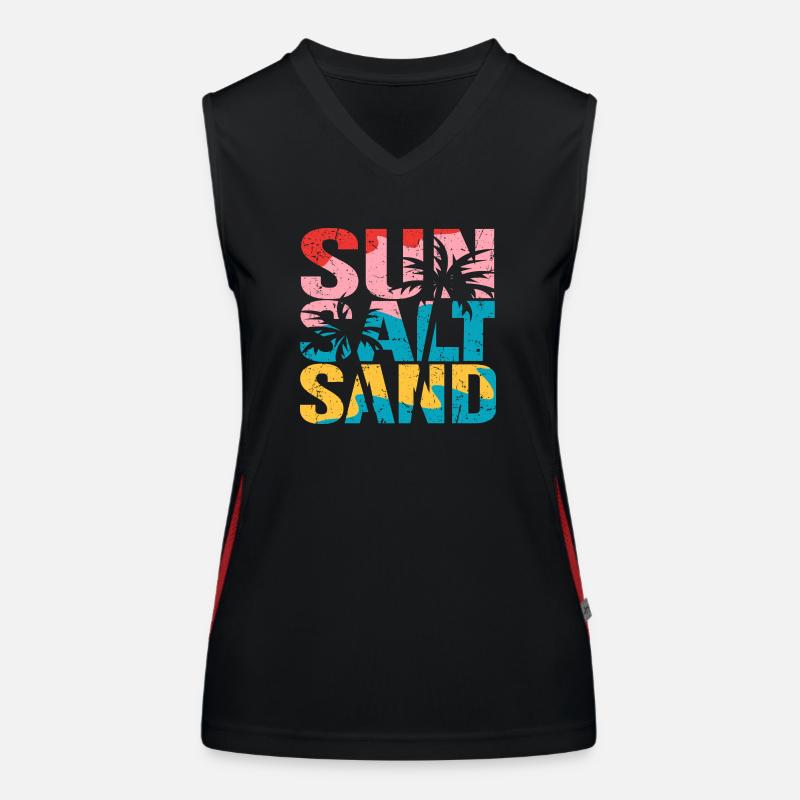 SEL DE SOLEIL SABLE Débardeur respirant contrasté Femme