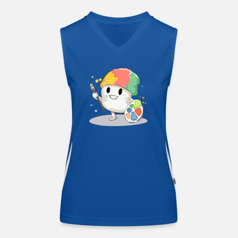 Icko der Maler Funktionelles Kontrast-Tank Top für Frauen