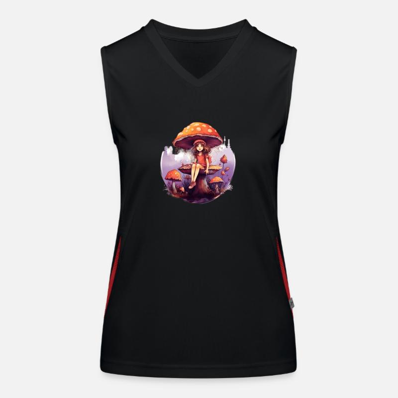 Märchen Fee Funktionelles Kontrast-Tank Top für Frauen