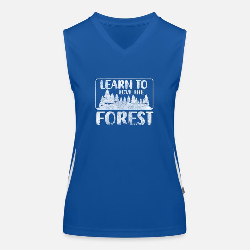 Natur Camping Umweltschutz Forstwirt Funktionelles Kontrast-Tank Top für Frauen