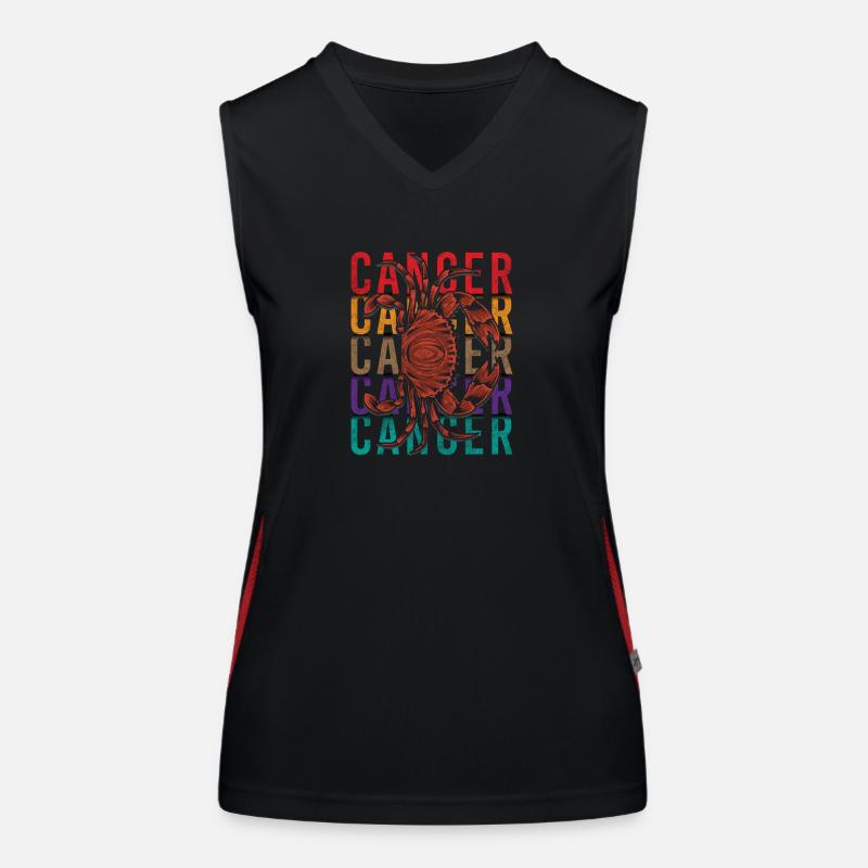 Horoskop Tierkreiszeichen Juni Funktionelles Kontrast-Tank Top für Frauen