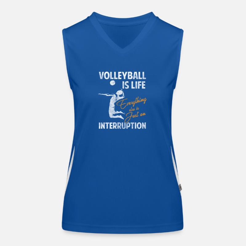 Volleyball Training Beach Women's Functional Contrast Tank Top