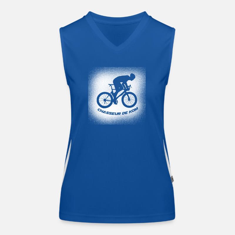 Cyclist graffiti kom hunter Women's Functional Contrast Tank Top