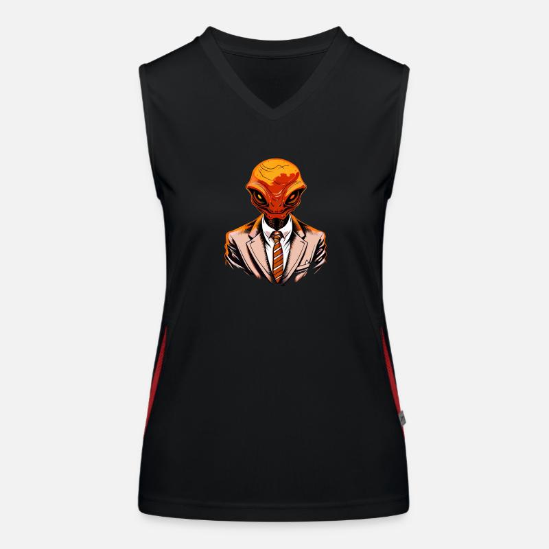 Extraterrestrial Excellence Women's Functional Contrast Tank Top