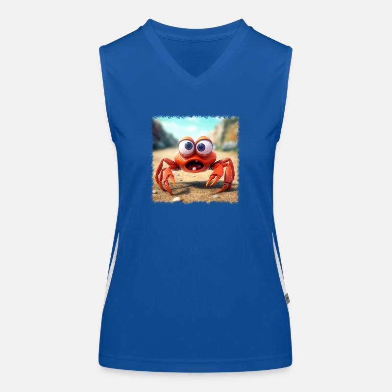 Crabe fou Débardeur respirant contrasté Femme