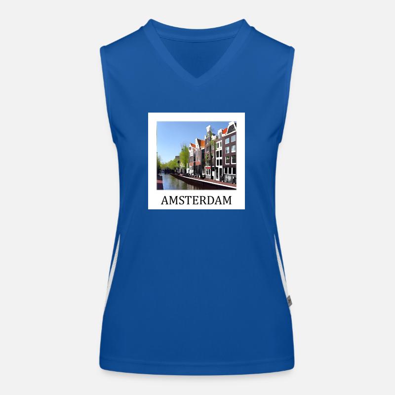 Amsterdam Funktionelles Kontrast-Tank Top für Frauen