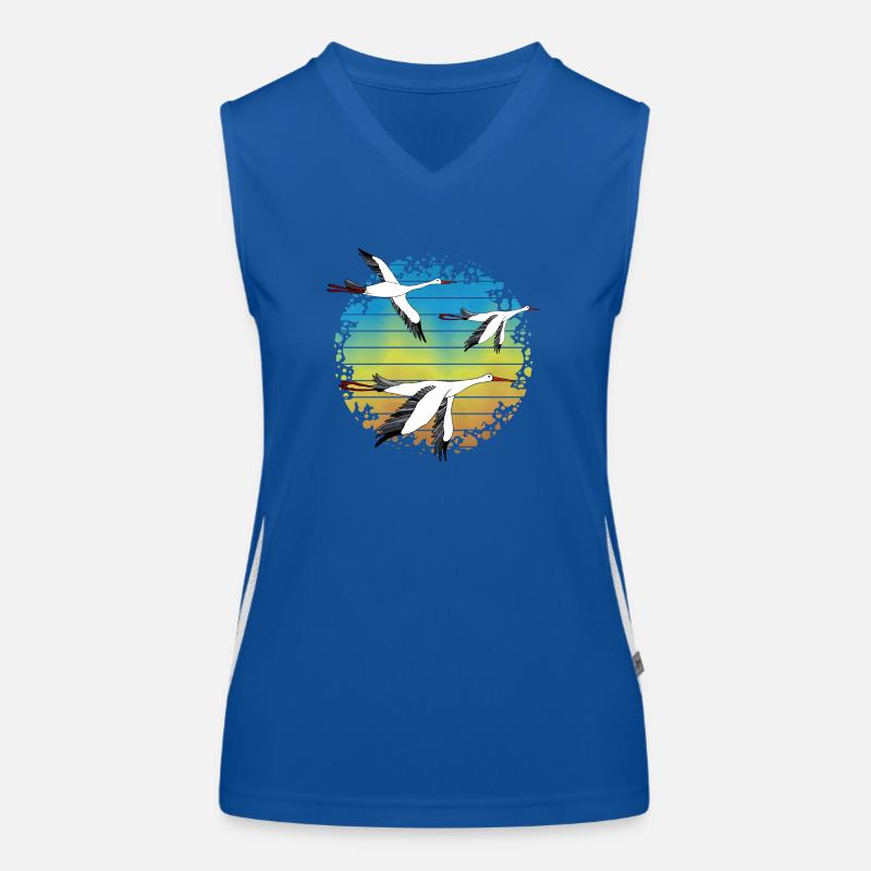 Cigognes Débardeur respirant contrasté Femme