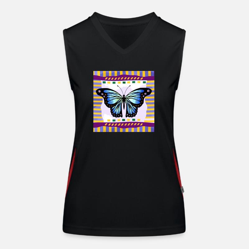 Butterfly Women's Functional Contrast Tank Top