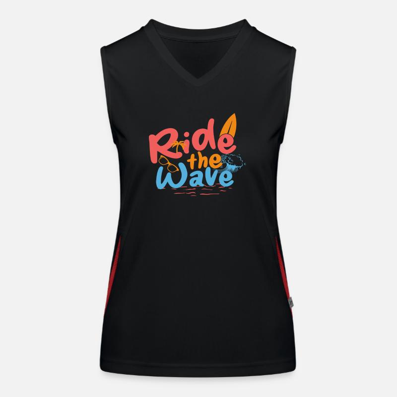 Ride the Wave Women's Functional Contrast Tank Top