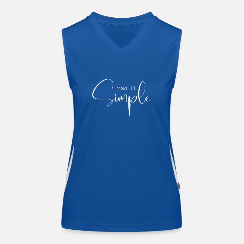 Make it Simple Funktionelles Kontrast-Tank Top für Frauen