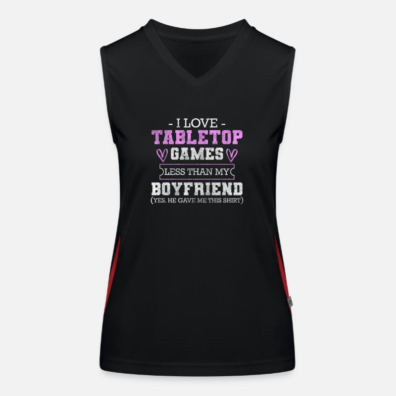 Game Nerd Role Playing Strategy Women's Functional Contrast Tank Top