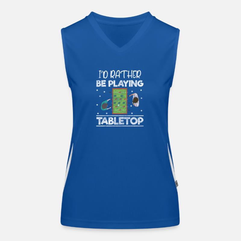 Board Game Geek Dice Player Women's Functional Contrast Tank Top