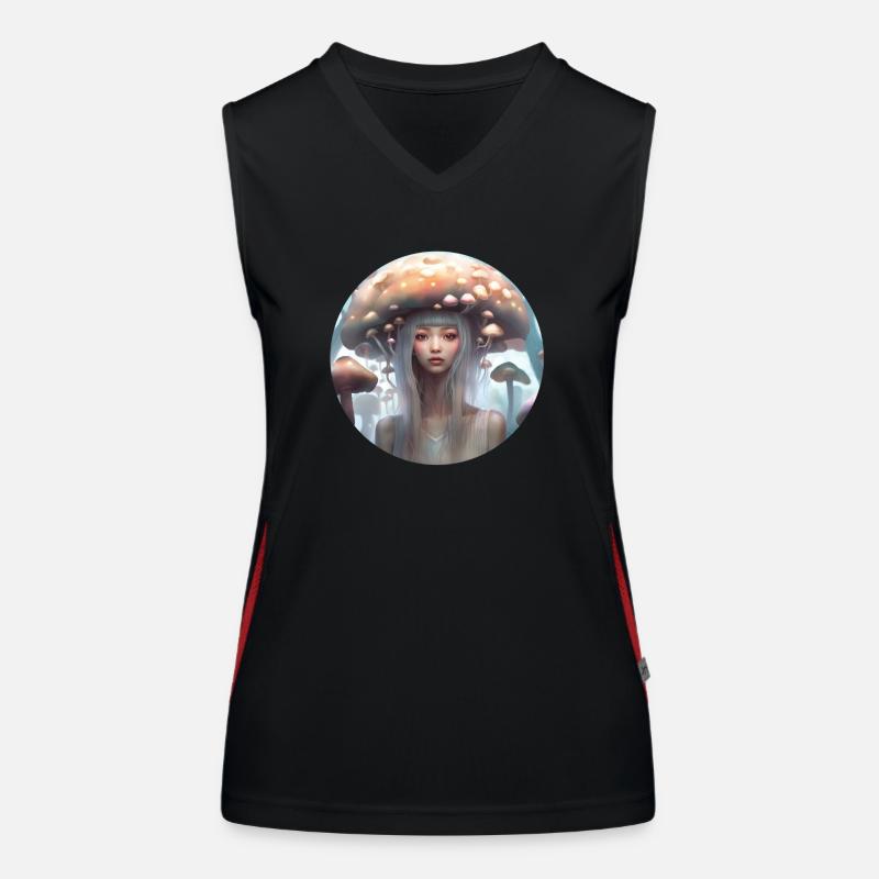 Toadstool Fairy Women's Functional Contrast Tank Top