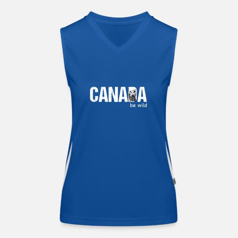 Canada - be wild Funktionelles Kontrast-Tank Top für Frauen