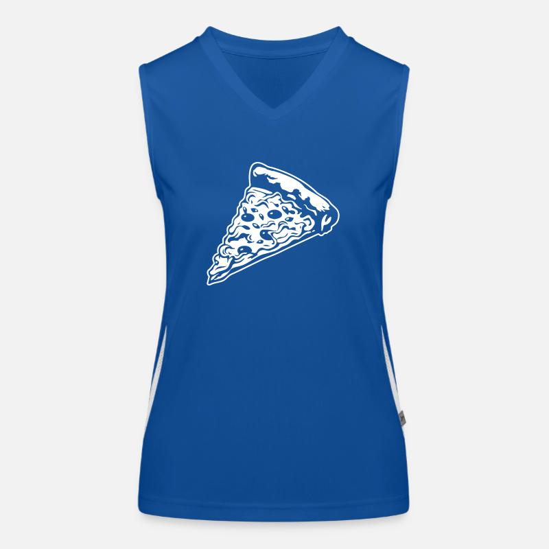 Pizza Restauration rapide Pizzeria Débardeur respirant contrasté Femme