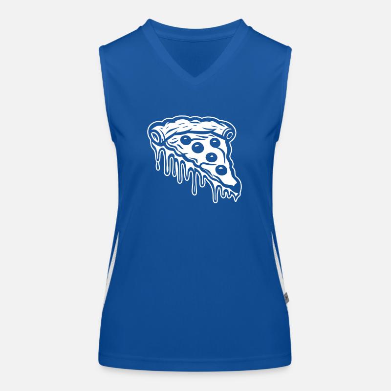 Pizza Restauration rapide Pizzeria Débardeur respirant contrasté Femme