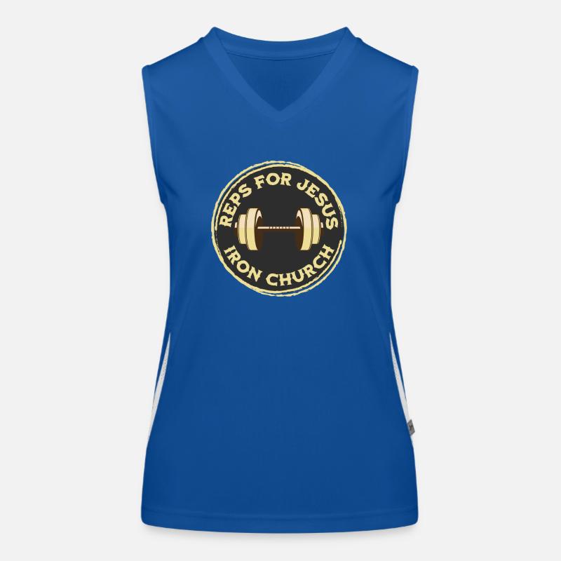 Représentants pour Jesus Dumbbell Débardeur respirant contrasté Femme