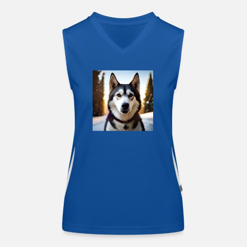 Rauque Débardeur respirant contrasté Femme