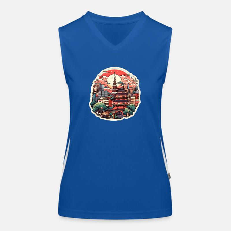China Funktionelles Kontrast-Tank Top für Frauen