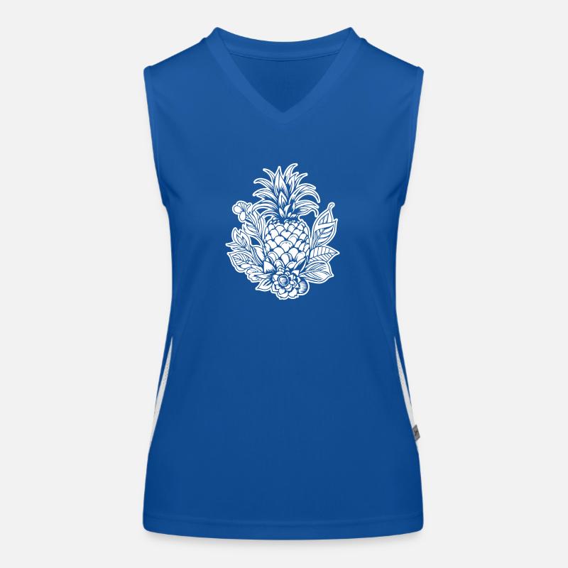 Ananas Débardeur respirant contrasté Femme