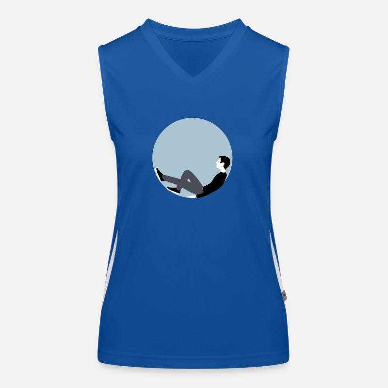 Blase Funktionelles Kontrast-Tank Top für Frauen