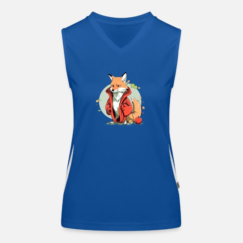 Zulo der Fuchs Funktionelles Kontrast-Tank Top für Frauen