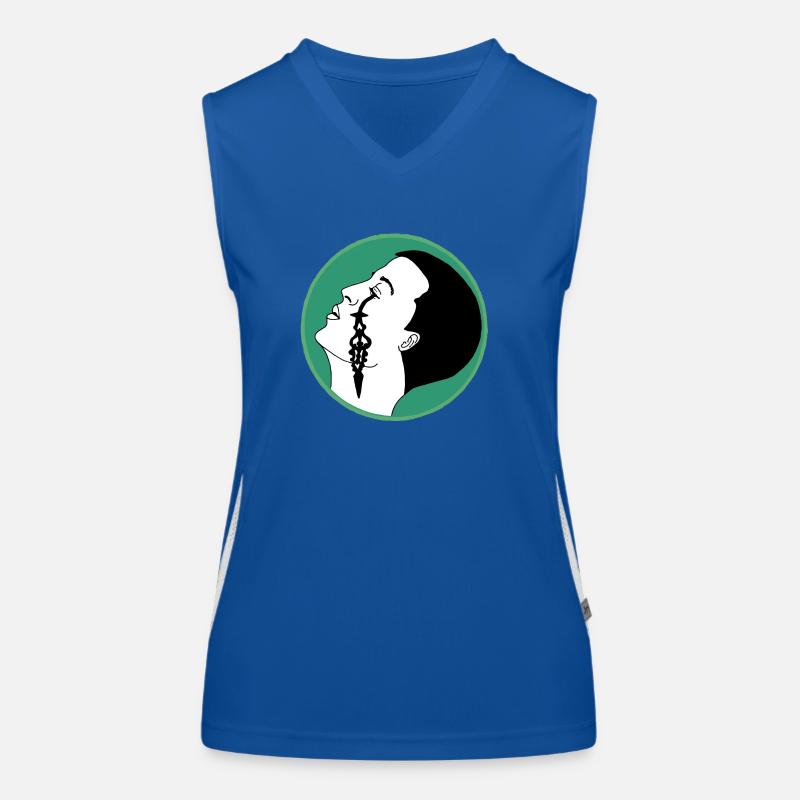 Träne der Zeit Funktionelles Kontrast-Tank Top für Frauen
