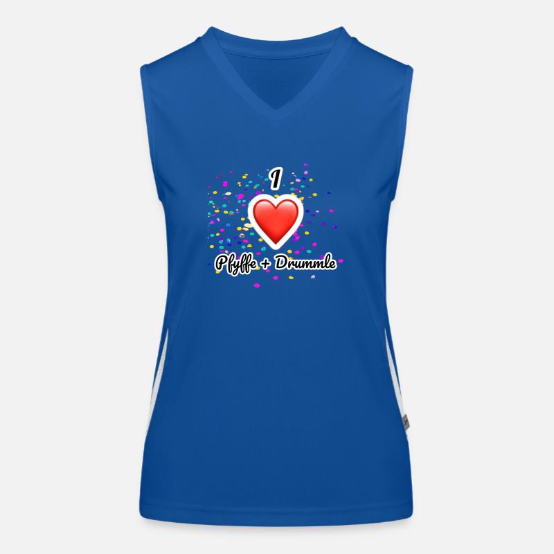 Fasnacht1 Funktionelles Kontrast-Tank Top für Frauen