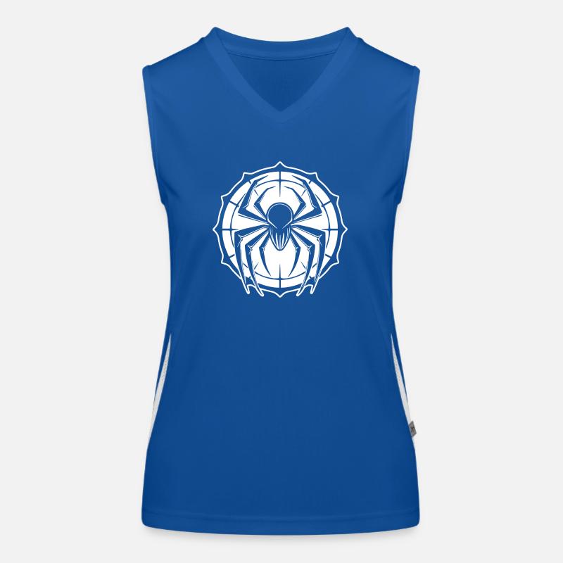 Spider spiders animals Women's Functional Contrast Tank Top