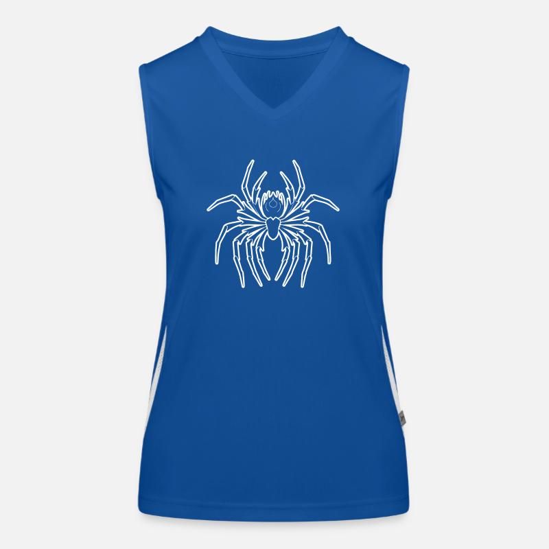 Spider spiders animals Women's Functional Contrast Tank Top