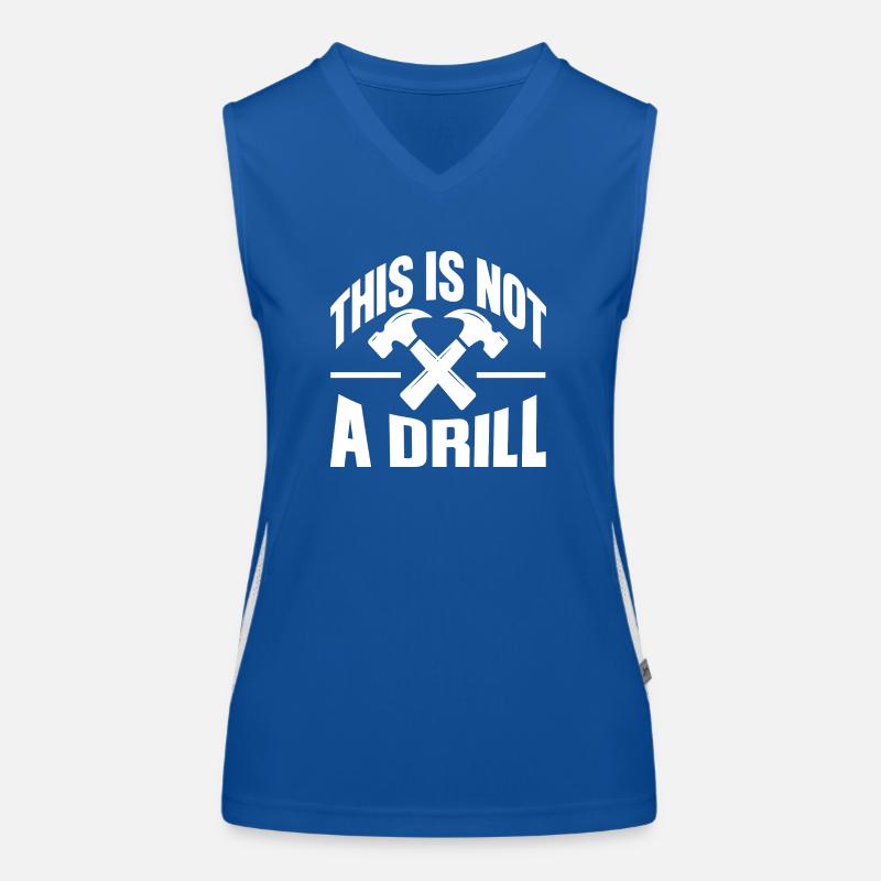 This is not a Drill Funktionelles Kontrast-Tank Top für Frauen