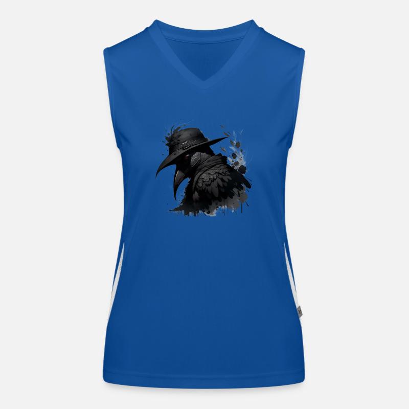 Peste Docteur Crow Débardeur respirant contrasté Femme