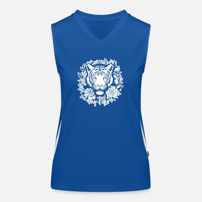 Tiger Big Cat Women's Functional Contrast Tank Top