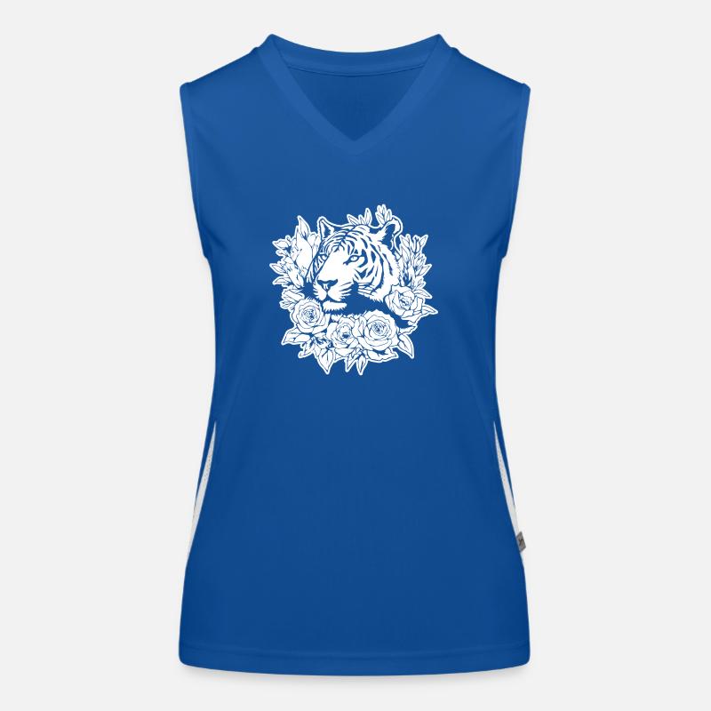 Tiger Big Cat Women's Functional Contrast Tank Top