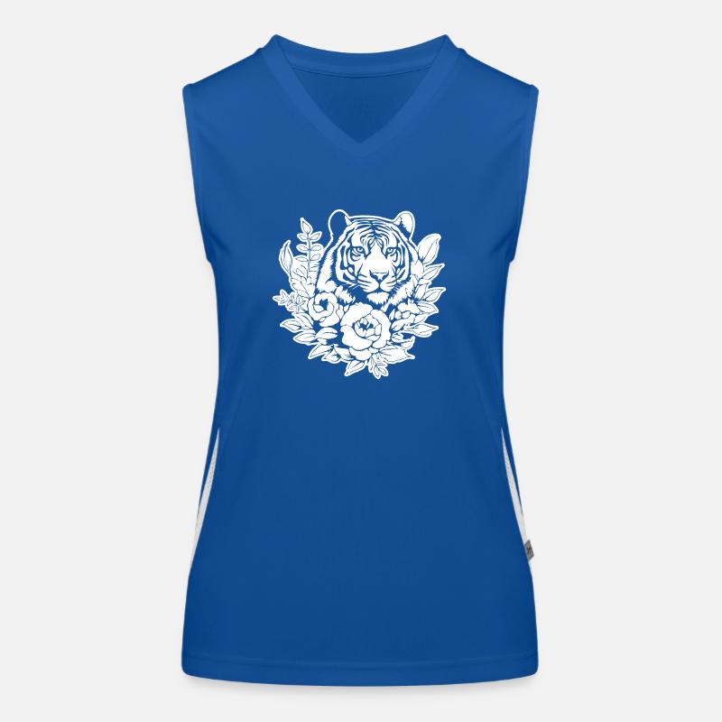 Tiger Big Cat Women's Functional Contrast Tank Top