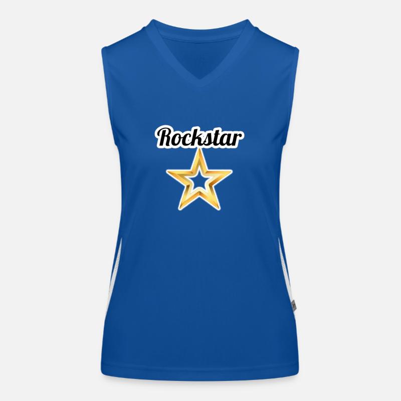 Rock Star Funktionelles Kontrast-Tank Top für Frauen