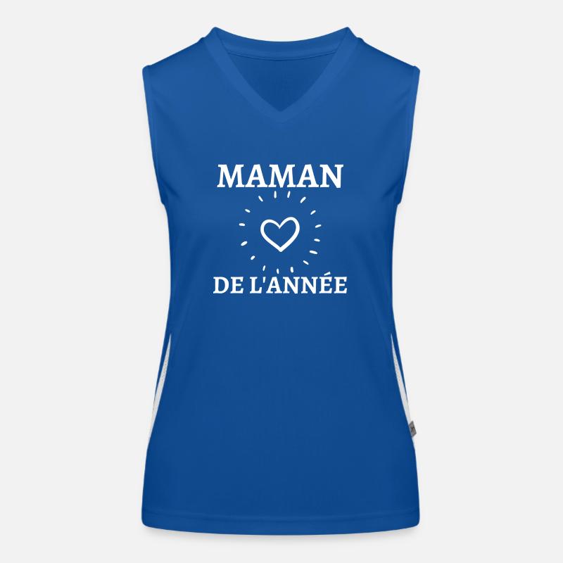 Maman de l'année Débardeur respirant contrasté Femme