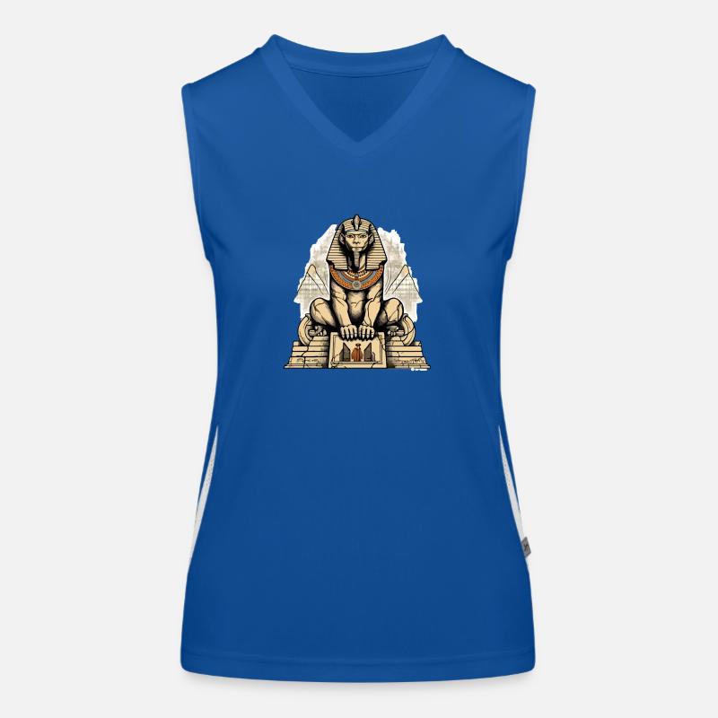 Le lion Sphinx Débardeur respirant contrasté Femme