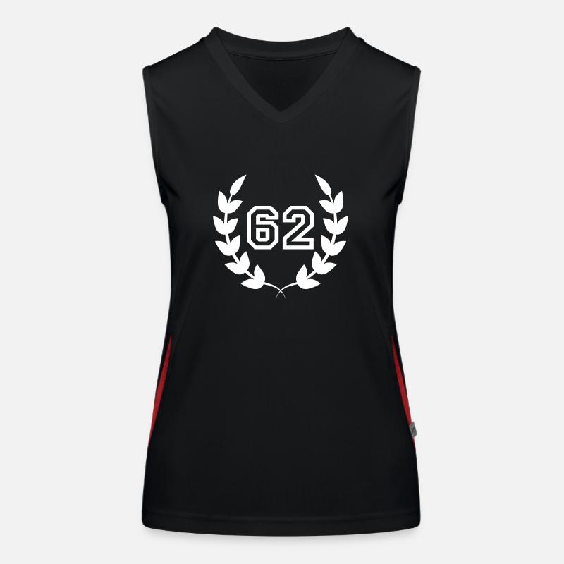 Geschenkidee zum 62. Geburtstag 62 Jahre Funktionelles Kontrast-Tank Top für Frauen