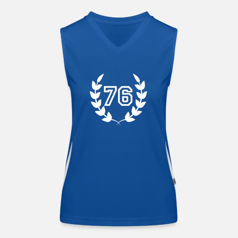 76. Geburtstags-Geschenkidee 76 Jahre Funktionelles Kontrast-Tank Top für Frauen