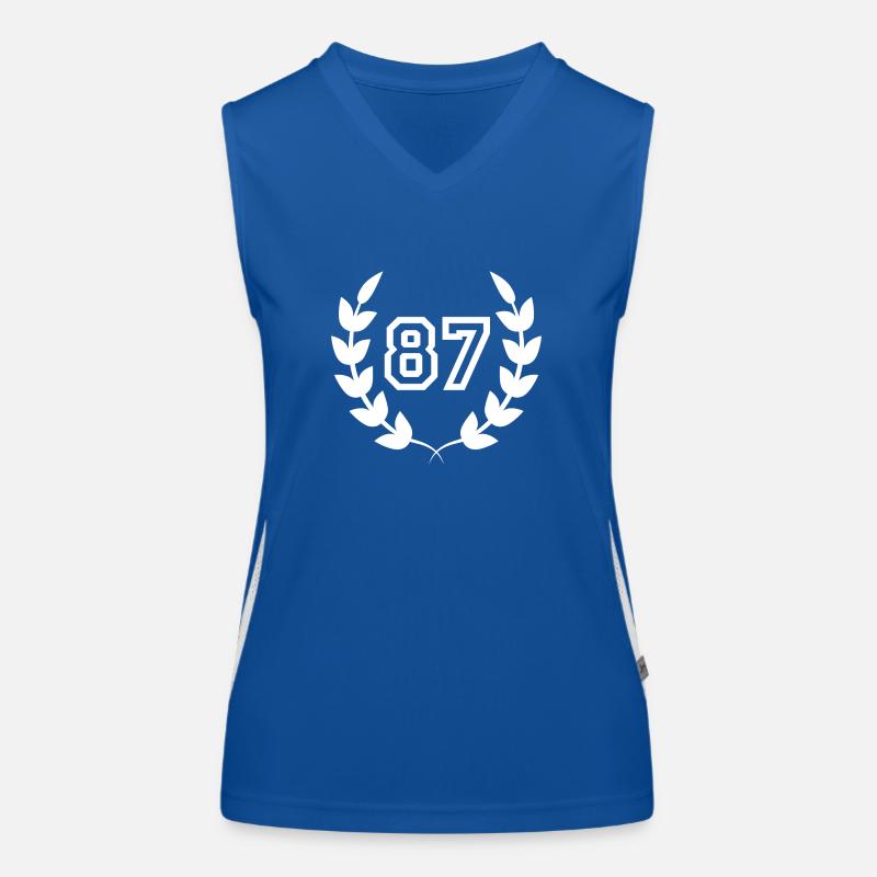 87. Geburtstags-Geschenkidee 87 Jahre Funktionelles Kontrast-Tank Top für Frauen