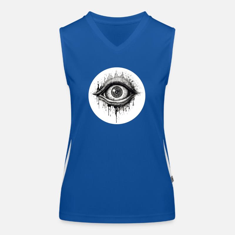 Oeil Débardeur respirant contrasté Femme