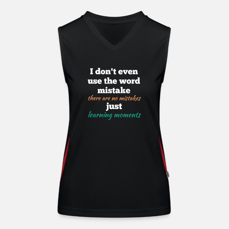 Es gibt keine Fehler Funktionelles Kontrast-Tank Top für Frauen