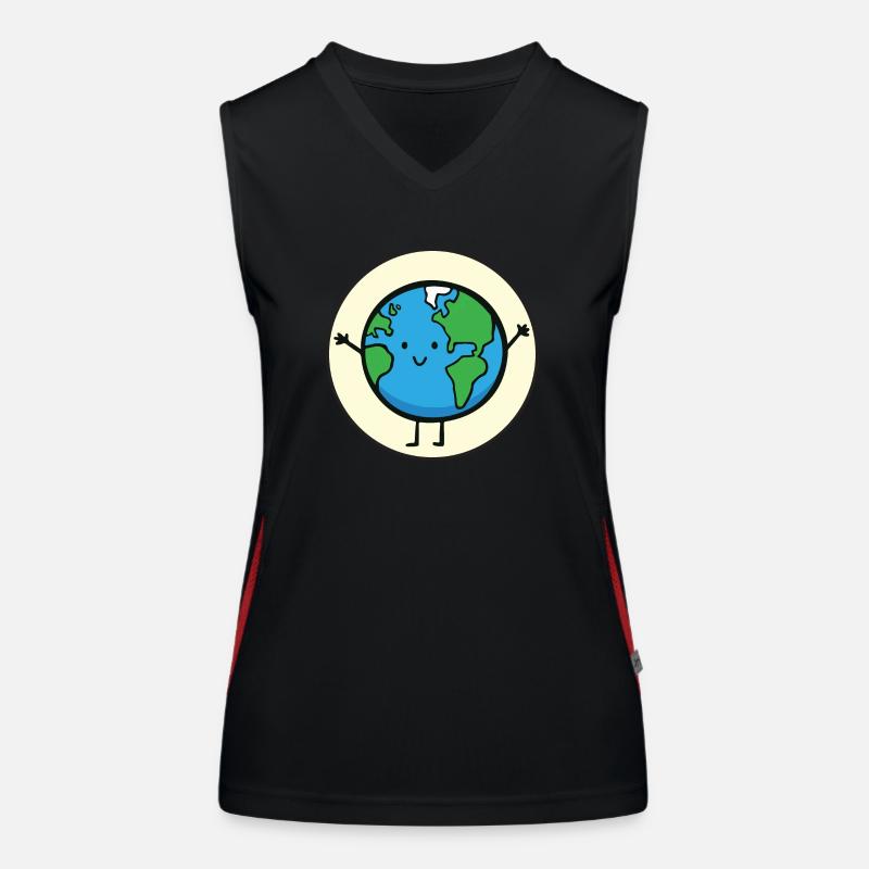 Happy Earth Funktionelles Kontrast-Tank Top für Frauen