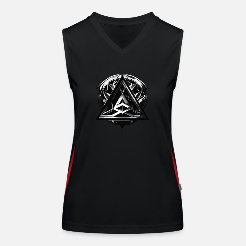 triangels part two Funktionelles Kontrast-Tank Top für Frauen